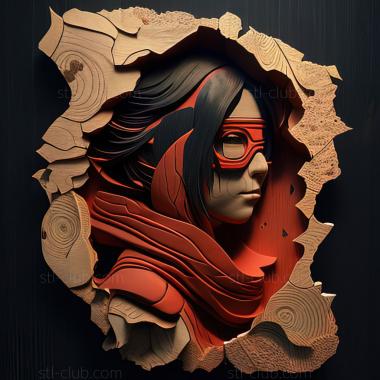 3D model Sarada Uchiha FROM NARUTO (STL)